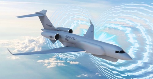 A concept image showing Korean Air-LIG Nex1's EW aircraft that the consortium is proposing for South Korea's 'Block-I Electronic Warfare System Development Project'.