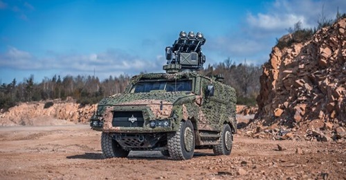 The MSHORAD MFU uses the MARS 4×4 armoured vehicle.