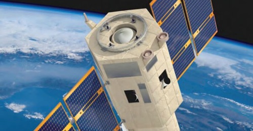 Illustrative depiction of observation satellite LUXEOSys from Luxembourg's Defence Space Strategy.