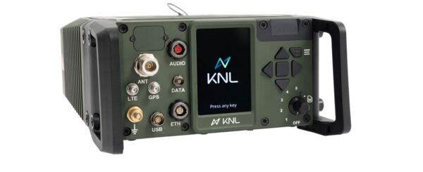 KNL's software-defined CNHF manpack radio.