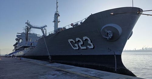 NT 
        
        is the current Brazilian Navy logistics support vessel.