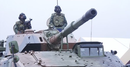 A Norinco VN22B fire-support vehicle in the parade held in Côte d'Ivoire on 7 August 2025.