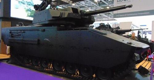 GDLS UK and Lockheed Martin UK unveiled the Ajax IFV at DSEI 2025.