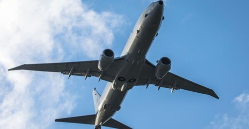 A file photo of an RAF P-8 Poseidon MMA. Flight tracking data has for the first time shown the maritime patrol aircraft to be conducting overland surveillance operations.