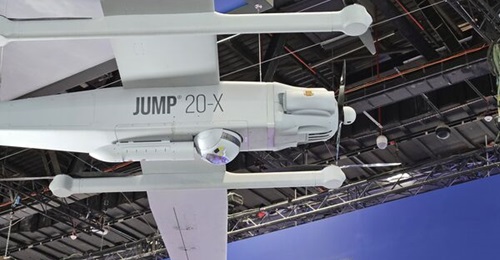 The AeroVironment Jump 20-X features a multifuel, multipayload design.