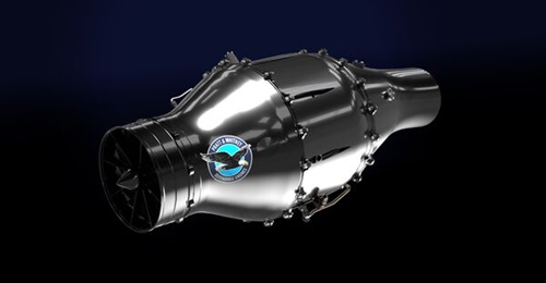 A graphic image of Pratt & Whitney's new family of engines for Collaborative Combat Aircraft and munitions.