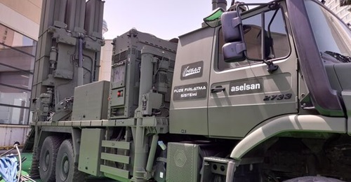 Aselsan's Hisar-O  mobile air-defence system. The company could offer a version of the Hisar system to meet Brazil's ground-based air-defence requirements.