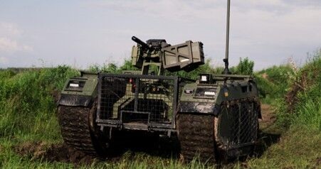 Ukrainian defence technology company Frontline has integrated the Buria RWS equipped with a 40 mm automatic grenade launcher onto the THeMIS unmanned ground vehicle, Milrem announced on 12 August 2025.