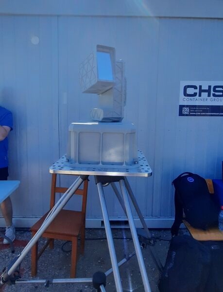 An Astrolight terminal on display at Exercise 'REPMUS 25'.