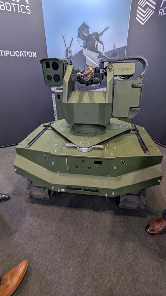 ARX Robotics' Gereon UGV, showcased at DSEI 2025.