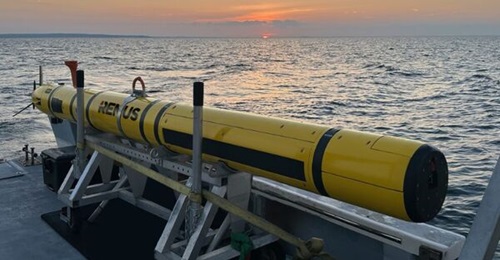 A REMUS 620 UUV, like the one pictured here, completed the vehicle's first Virginia-class torpedo tube recovery and swimout.