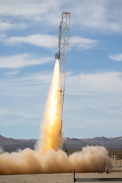 The Ground-Launched StormBreaker during its first test-firing at a test range in the Mojave in March 2025.