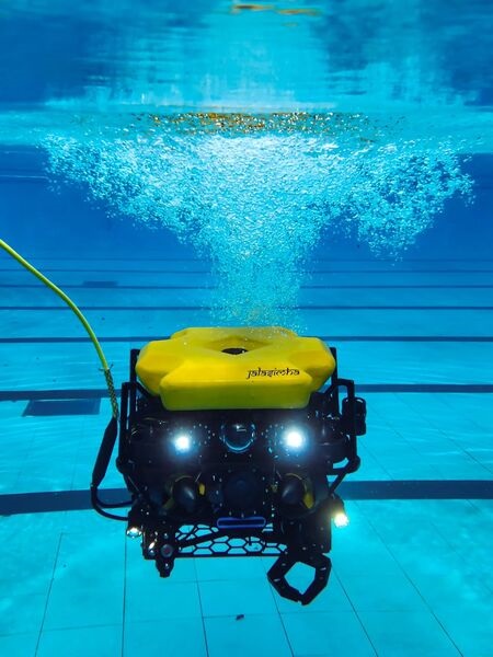Coratia Technologies will supply its 'Jalasimha' underwater remotely operated vehicle (pictured) to the Indian Navy.