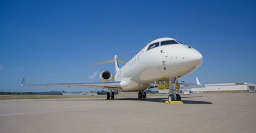Bombardier Defense and SNC recently detailed a new 10-year service agreement for Bombardier Global 6500 aircraft, like the one shown here.