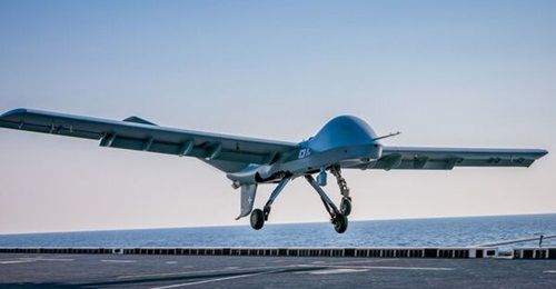 The Gray Eagle STOL can be deployed aboard landing helicopter decks and small aircraft carriers as it requires a 100 m-long runway for take-off and recovery operations.