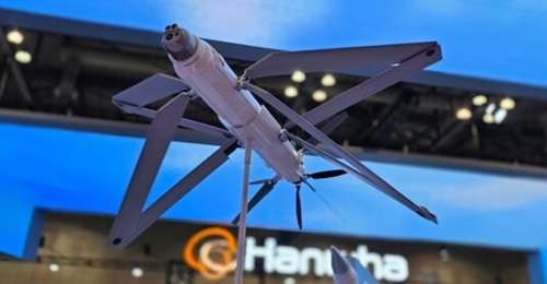 The as-yet unnamed loitering munition included in the L-PGW100 missile for the Chunmoo MLR.