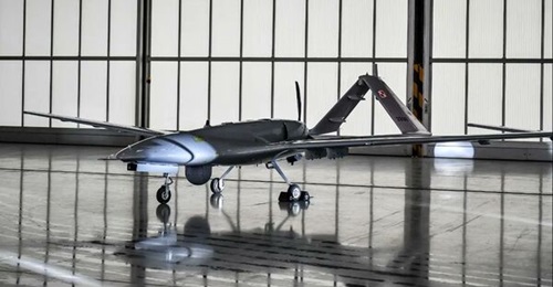 A Polish Baykar Bayraktar TB2 unmanned aircraft.