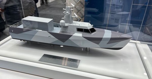 A model of the Vantage 25 concept on display at Indo Pacific 2025.