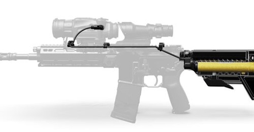 The Boost module weighs less than 340 g and is integrated into the rifle's butt-stock.