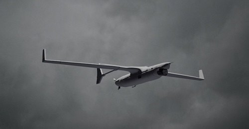 An Insitu Pacific Integrator UAS equipped with Arkeus' Hyperspectral Optical Radar (HSOR).