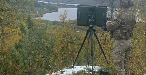An Elbit Systems UK Ground Based Surveillance Radar being tested by the British Army, in a photo released on 12 November 2025.