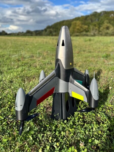 The Interceptor-MR C-UAS seen during testing in the United Kingdom in September 2025.