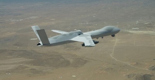 GA-ASI, Lockheed Martin, and L3Harris tested connectivity between an MQ-20 Avenger (pictured), and an F-22 fighter.