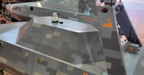 Skana Robotics' Bull Shark autonomous surface vehicle in November 2025.
