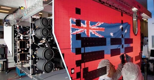 The ADF ultra-high frequency payload that was launched onboard Intelsat 22 in 2012.
