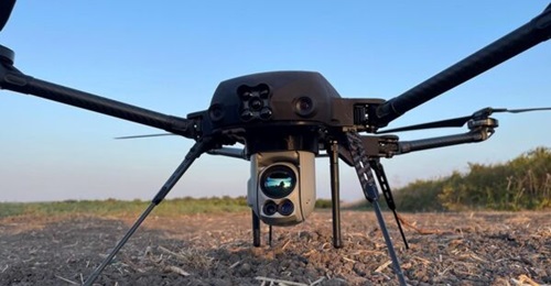 Image of Elbit Systems' Magni-X UAS included in a press release from January 2023.