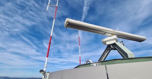 Terma's Scanter radar, which can also be used for UAS detection, at Zurich Airport in 2024.