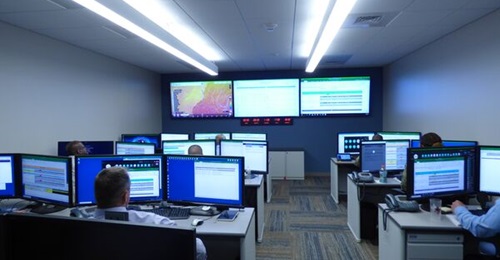 The US Navy's Maintenance Operations Center, shown here, provides maintenance data, which the service wants to use to create AI tools to improve performance.