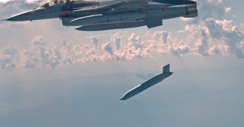 Seen being dropped by an F-16 during trials, the JASSM-ER will be carried by Italy aboard its F-35 'and other types', according to the US DSCA.