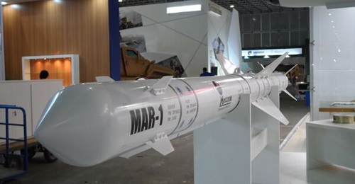 The Brazilian MAR-1 anti-radiation missile. Mac Jee Defesa has acquired the IP rights for the missile.