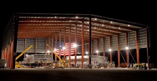 Marauder ASVs under construction at Saronic's shipyard in Franklin, Louisiana.