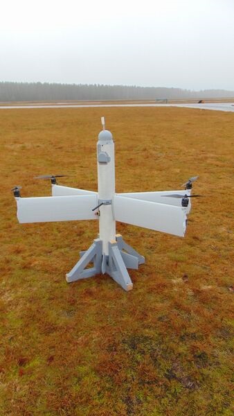 Granta Autonomy's X-Wing VTOL UAV loitering munition was demonstrated at Räyskälä airfield in Finland on 9 December 2025 during TFX EFDL.