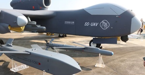 AVIC's Jiutian SS-UAV No 004 was shown at Airshow China 2024, carrying a diverse range of armament on its eight underwing hardpoints.