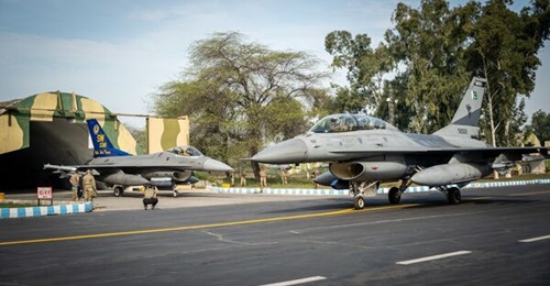 The Pakistan Air Force operates a 72 aircraft-strong F-16 fleet. The PAF and the US Air Force units (including F-16 squadrons from both air forces) resumed bilateral training exercises in February 2022.