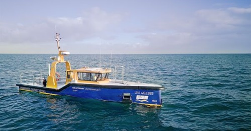 EGS Survey Australia's Fremantle 01 unmanned surface vehicle.