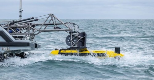 Kraken Robotics and TKMS Atlas UK have completed a demonstration of the Katfish USV launch and recovery system on an in-service UK Royal Navy ARCIMS USV.