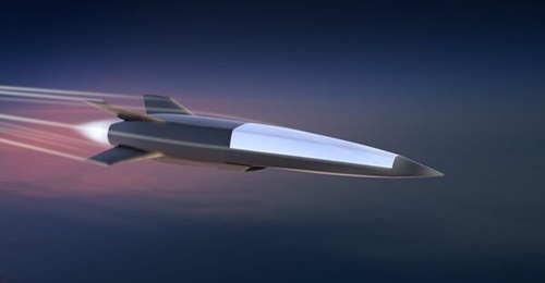 An artist's rendering of the US Hypersonic Attack Cruise Missile (HACM). OUSD R&E has identified scaled hypersonic systems as a critical technology area.