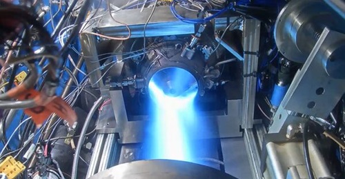 Beehive Industries' Frenzy engine undergoing high-altitude testing.