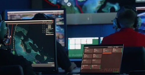 Plexsys' ASCOT 7 simulation system is used to train AEW&C crews.