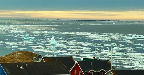 Nuuk, Greenland (pictured) could be a target for unmanned attacks.