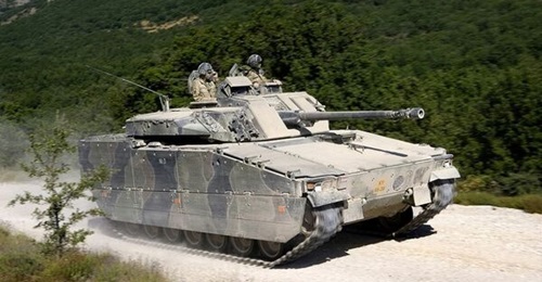 The Netherlands is procuring more CV90 MkIVs, in addition to the CV9035 MLU IFVs pictured.