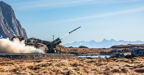 A Norwegian NASAMS battery performing live-fire drills. Denmark has been approved for the AMRAAM-ER to equip its own systems.