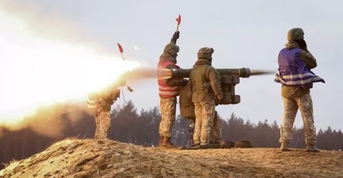 A test firing of Saab's Bolide SHORAD missile.