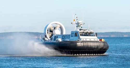 A Griffon Marine 2000TD hovercraft. Three of the craft were purchased by the Finnish Border Guard in December 2025.