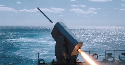 Demand is growing for Rolling Airframe Missile systems, like the one shown here.