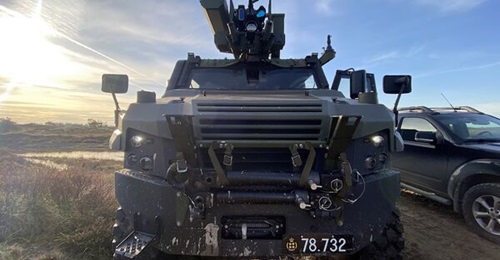 DALO and the Danish army have integrated the Spike LR2 missile into an Eagle 5 4×4 armoured reconnaissance vehicle.